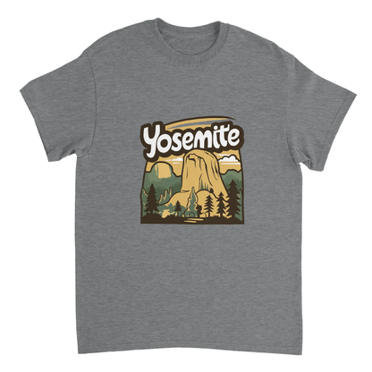 sport grey Yosemite USA Unisex Travel T-Shirt perfect for travelers and gift seekers